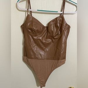 Leather body suit 🔥